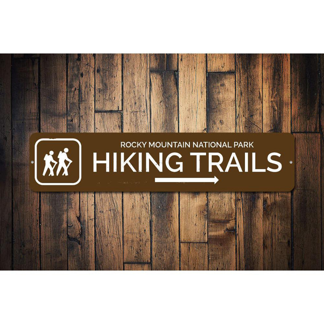 Hiking Trails Sign