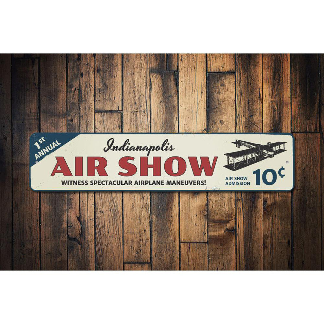 Air Show City Sign
