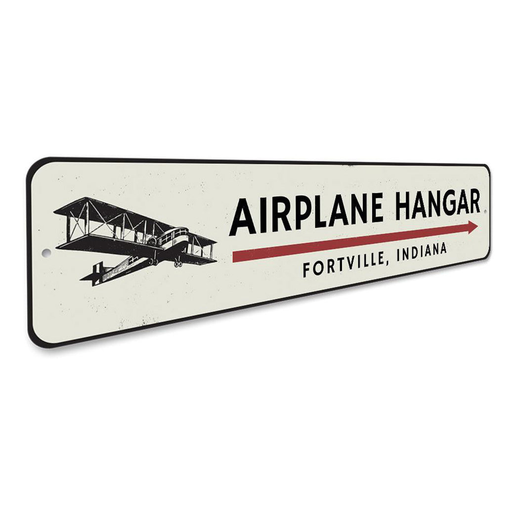 Airplane Hangar Sign