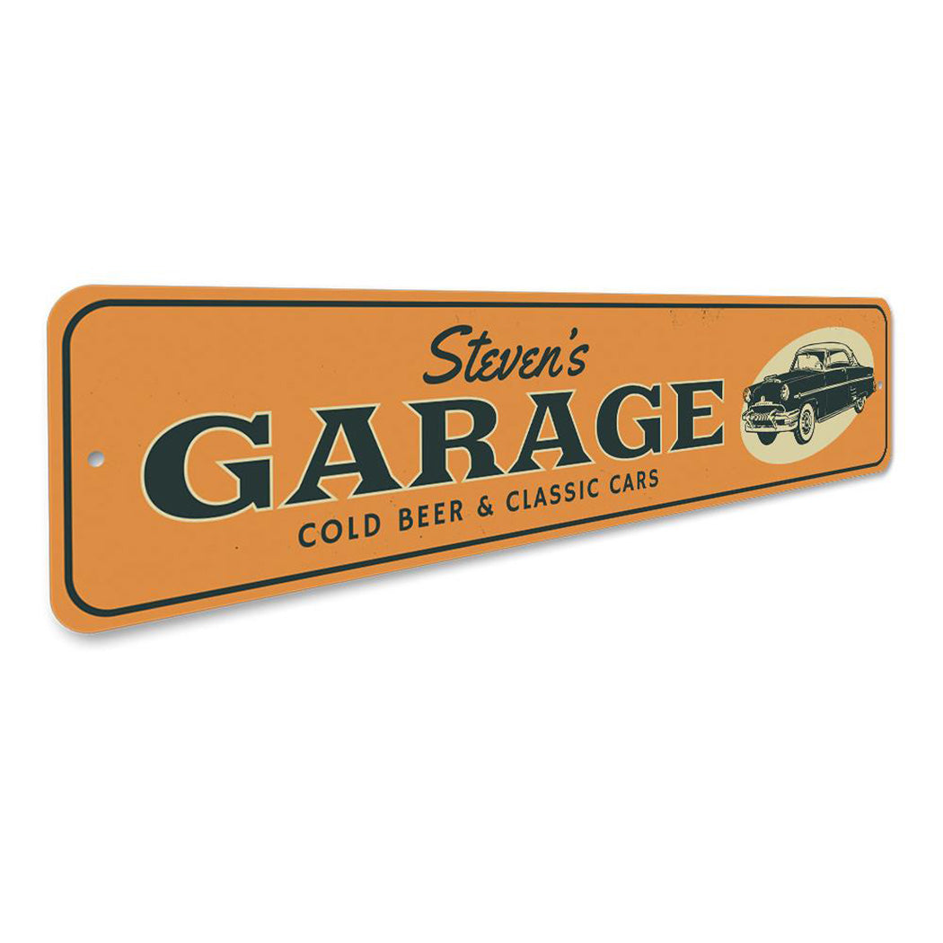 Cold Beer & Classic Cars Sign