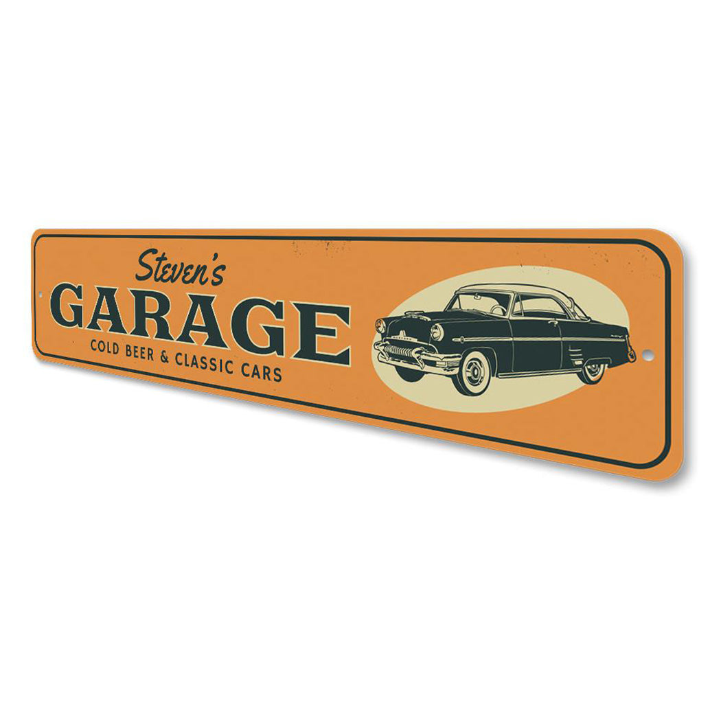 Cold Beer & Classic Cars Sign