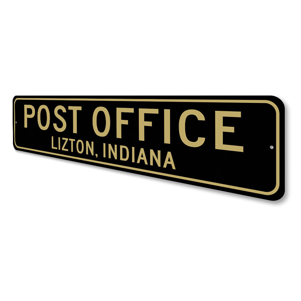 Post Office Custom City State Sign
