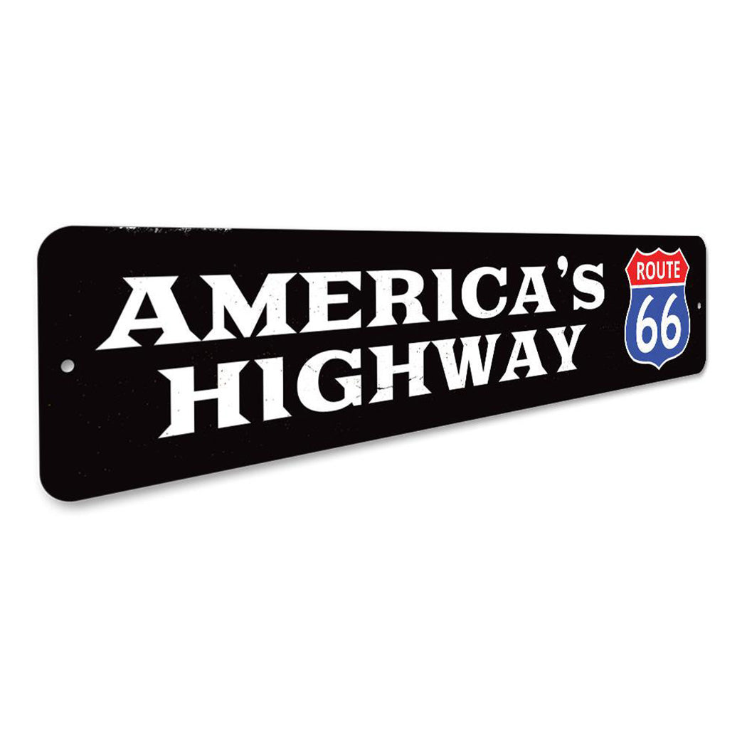 America's Highway Route 66 Sign