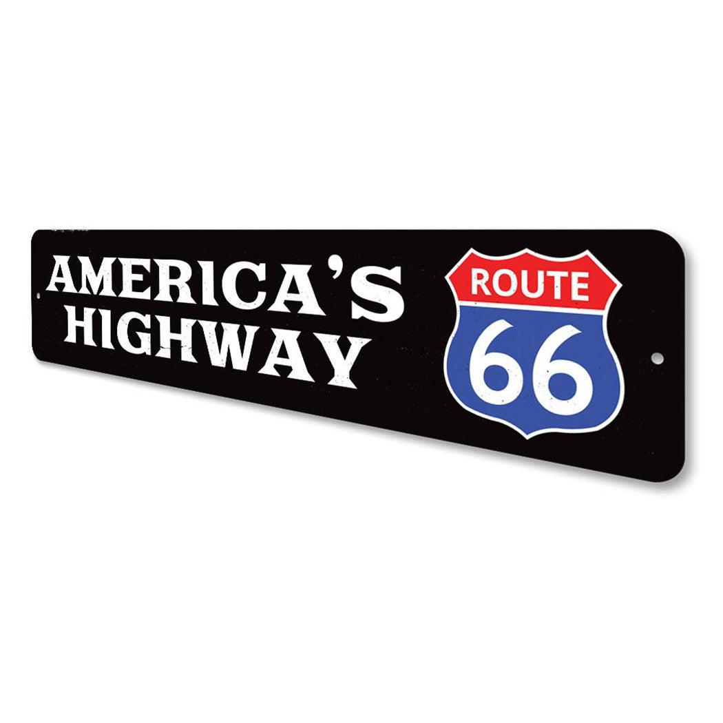America's Highway Route 66 Sign