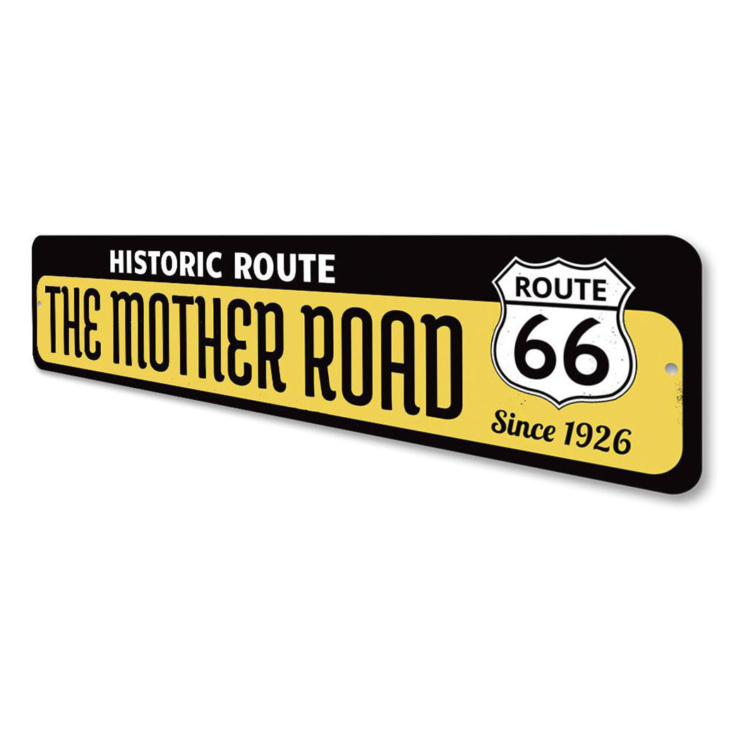 Mother Road Historic Route Sign