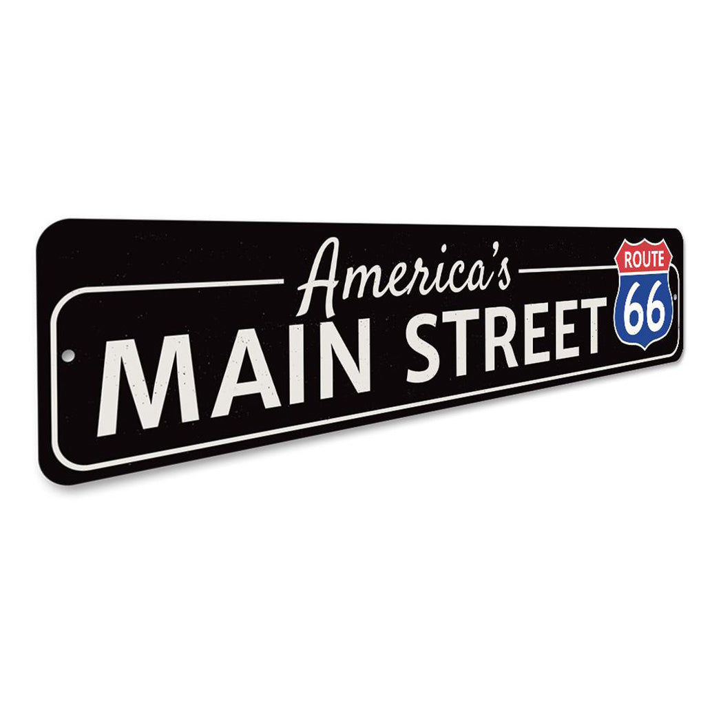 America's Main Street Route 66 Sign