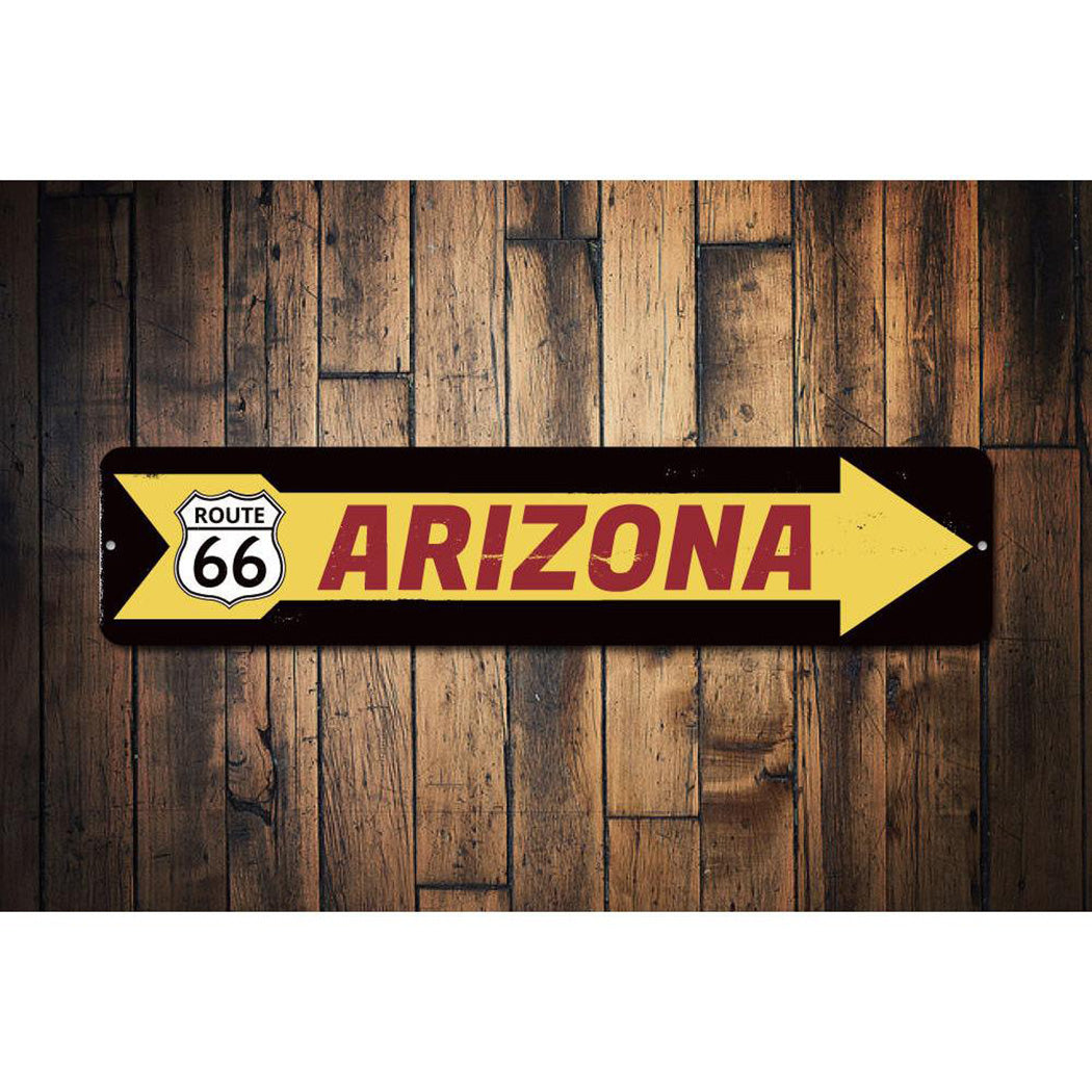 Route 66 Arrow Sign