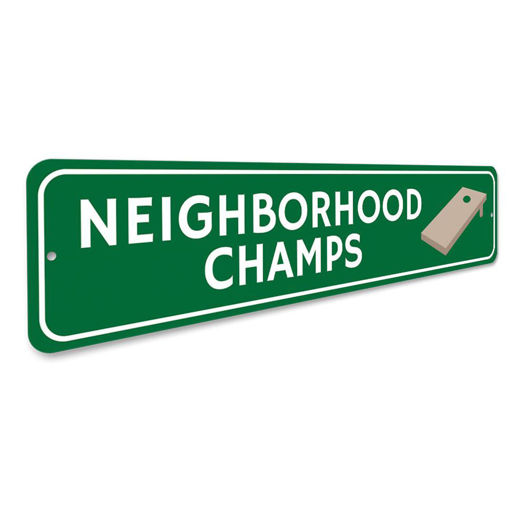 Cornhole Champs Sign