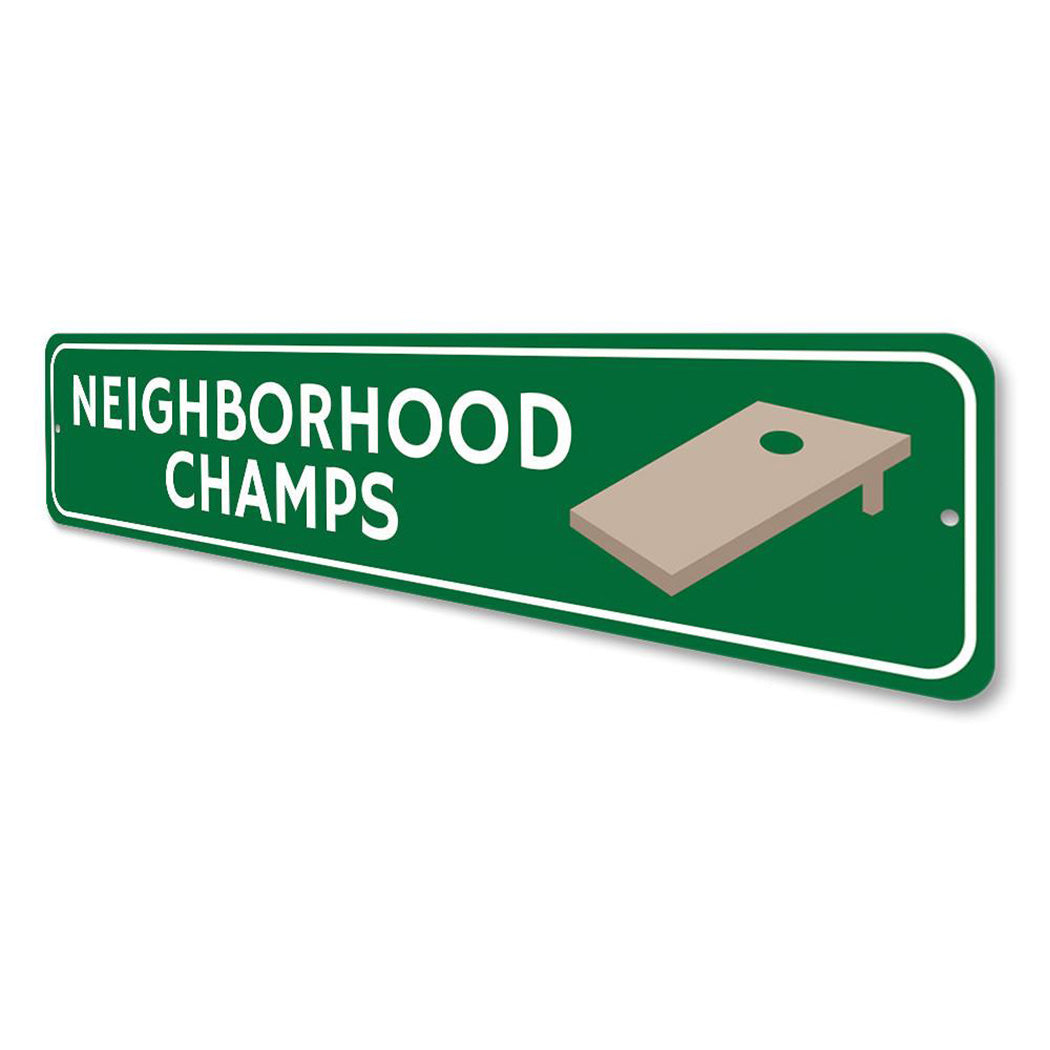 Cornhole Champs Sign