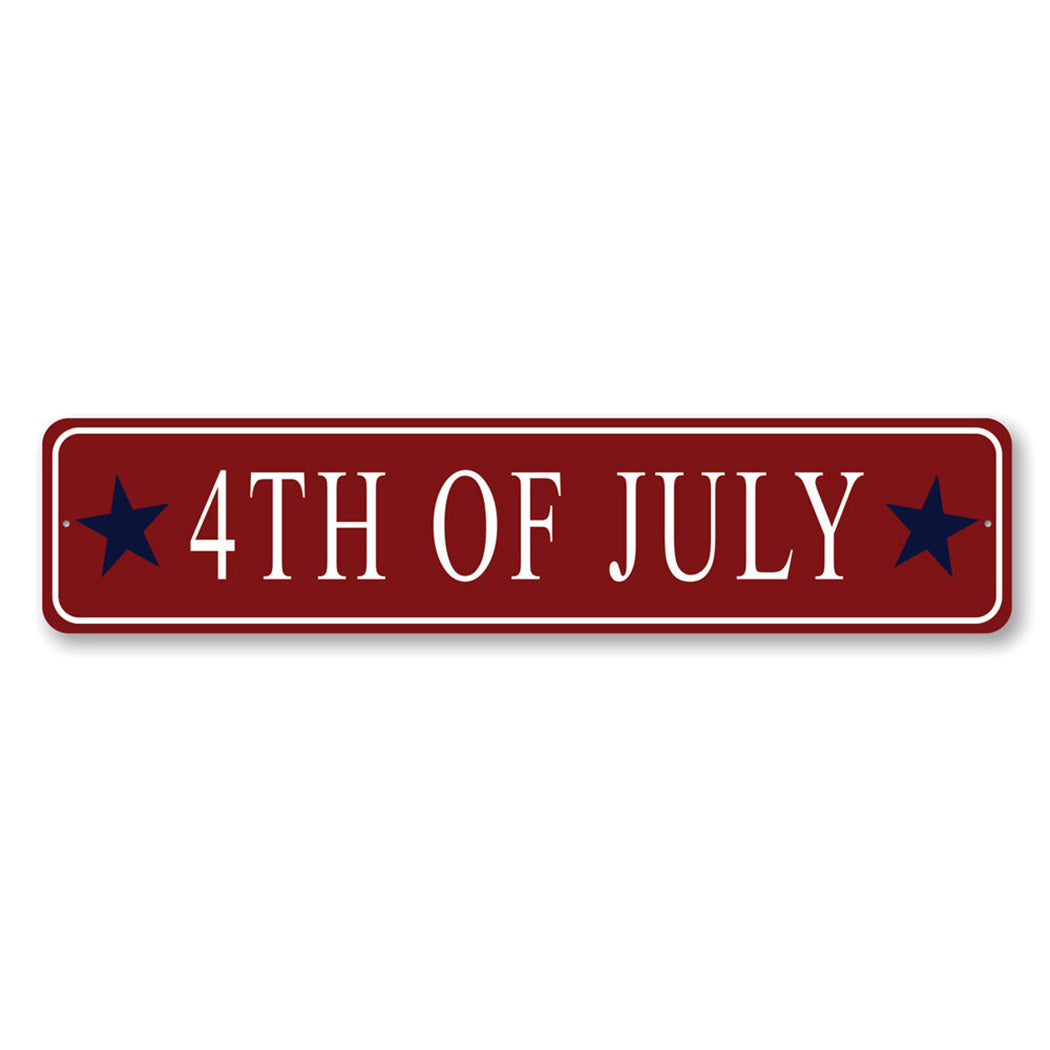 4Th Of July Sign