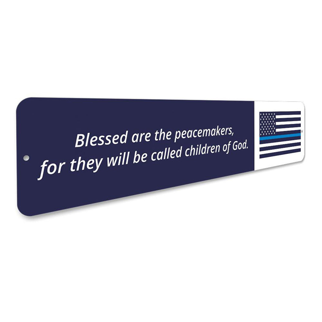 Blessed Peacemakers Flag Sign