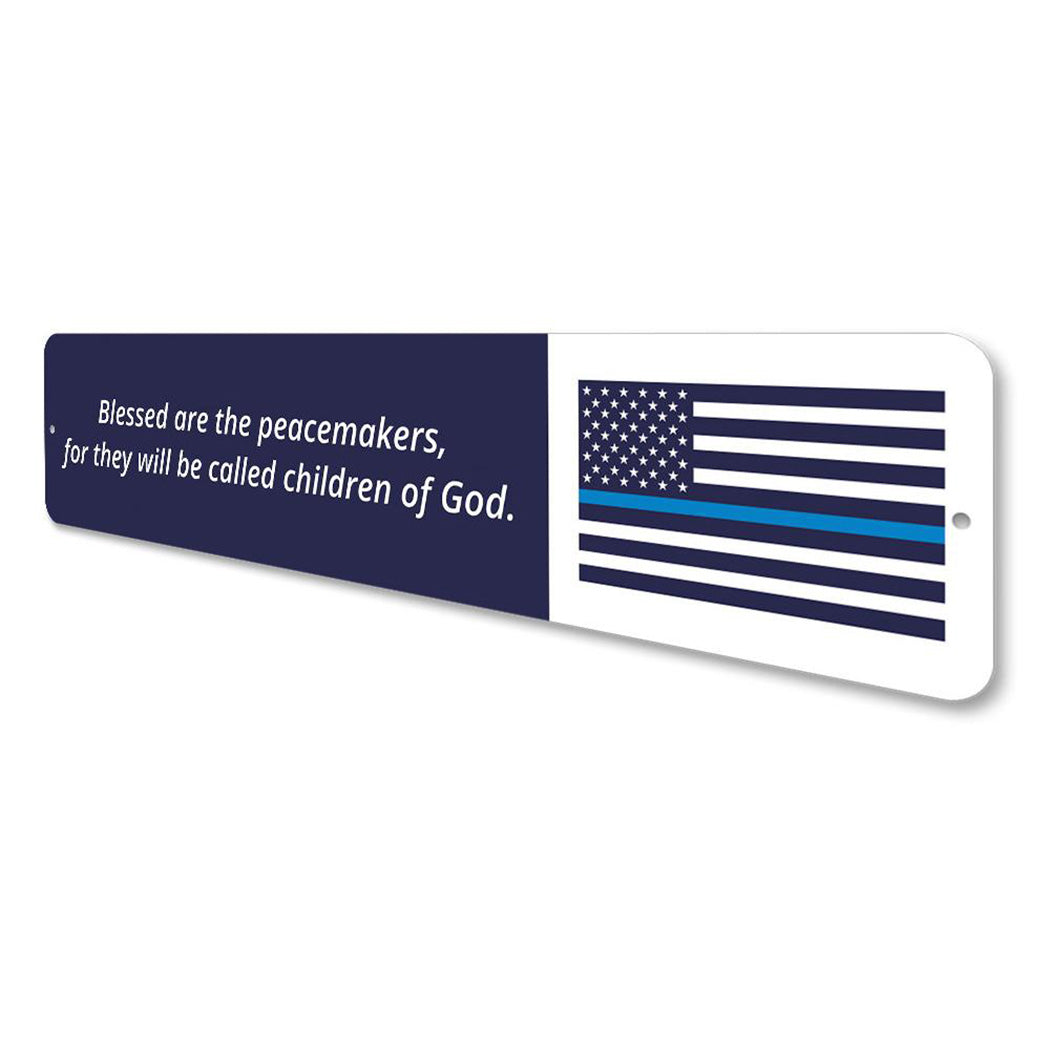 Blessed Peacemakers Flag Sign