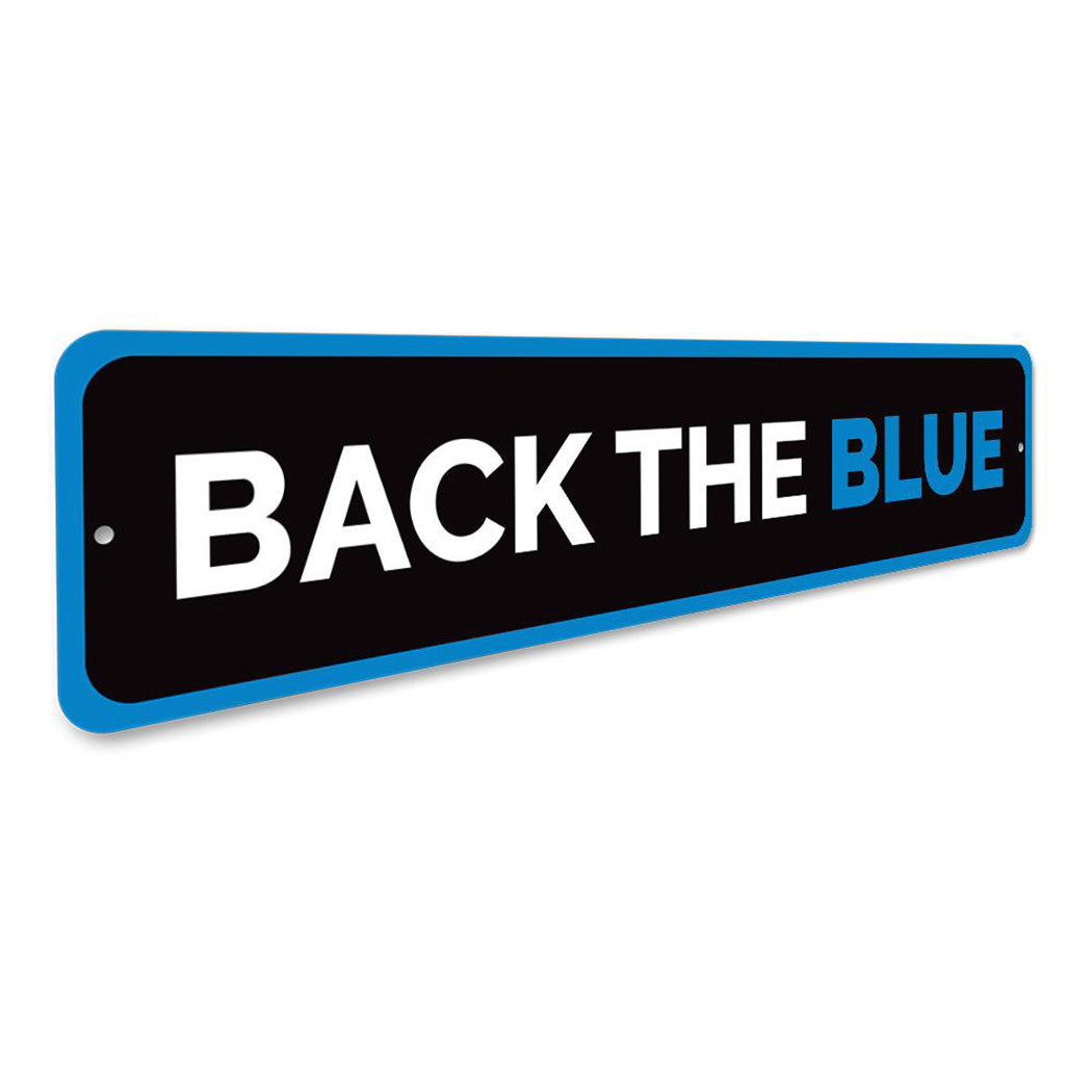 Back the Blue Sign