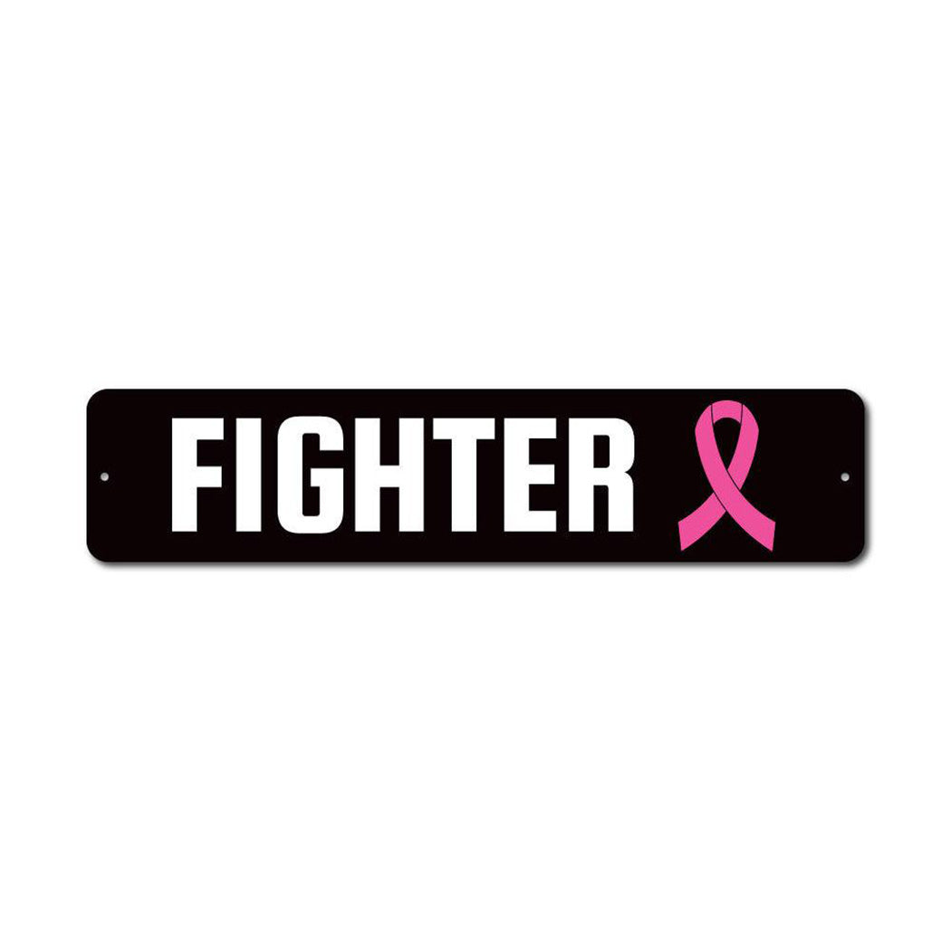 Fighter Metal Sign
