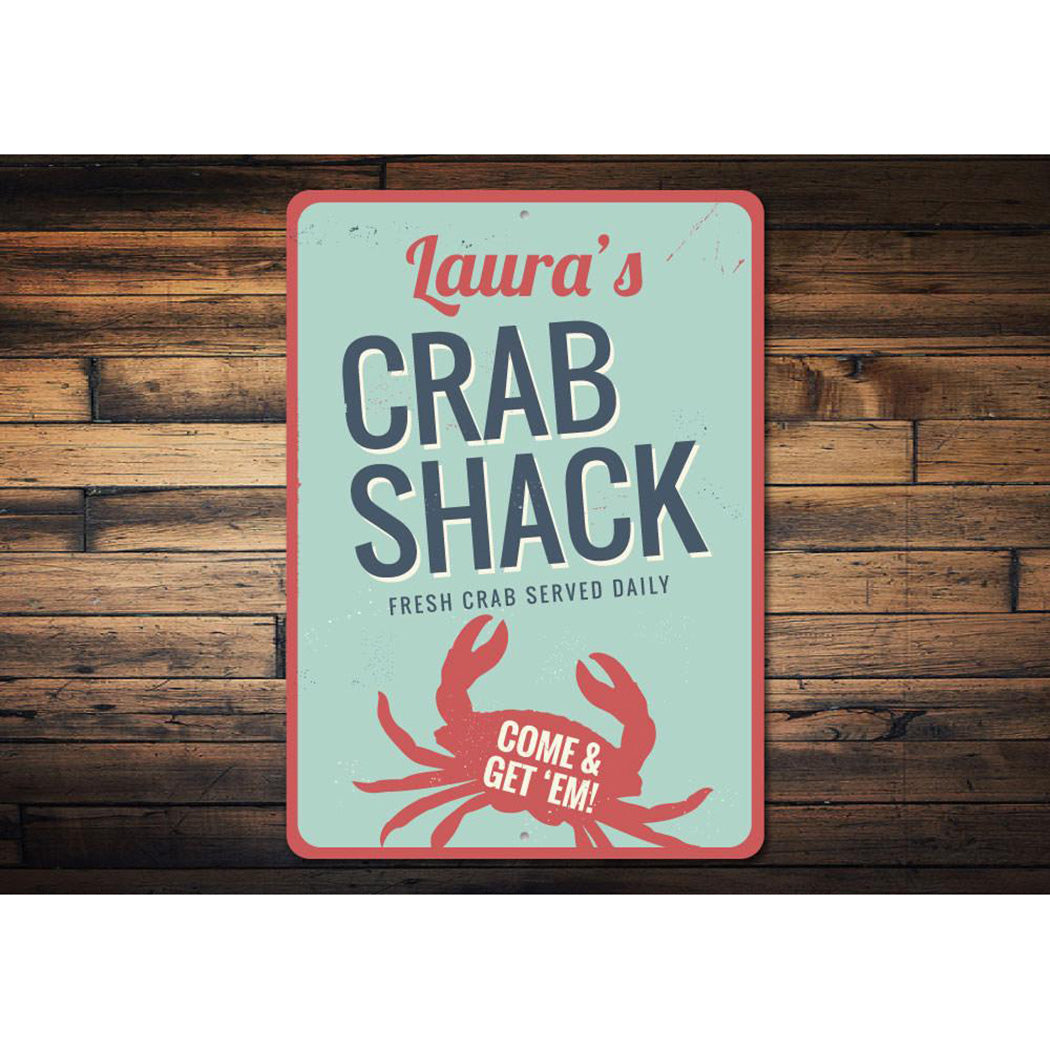 Crab Come & Get Em Sign