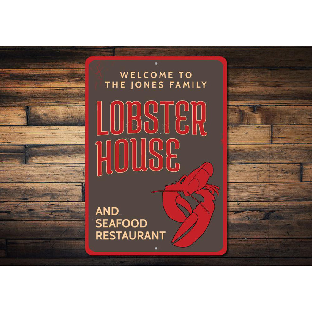 Welcome Lobster House Sign