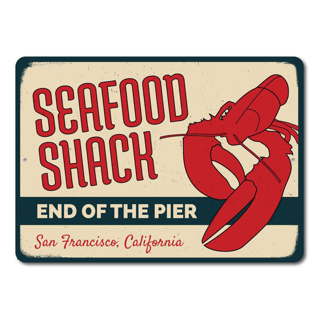 Lobster Seafood Shack Sign