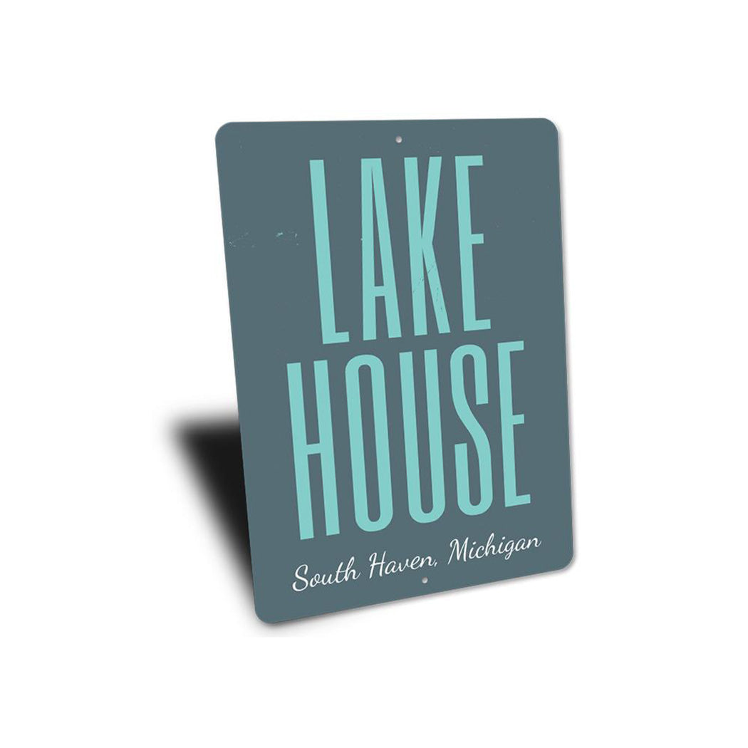 Lake House Location Sign