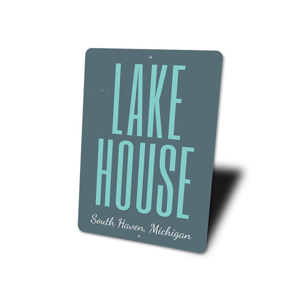 Lake House Location Sign