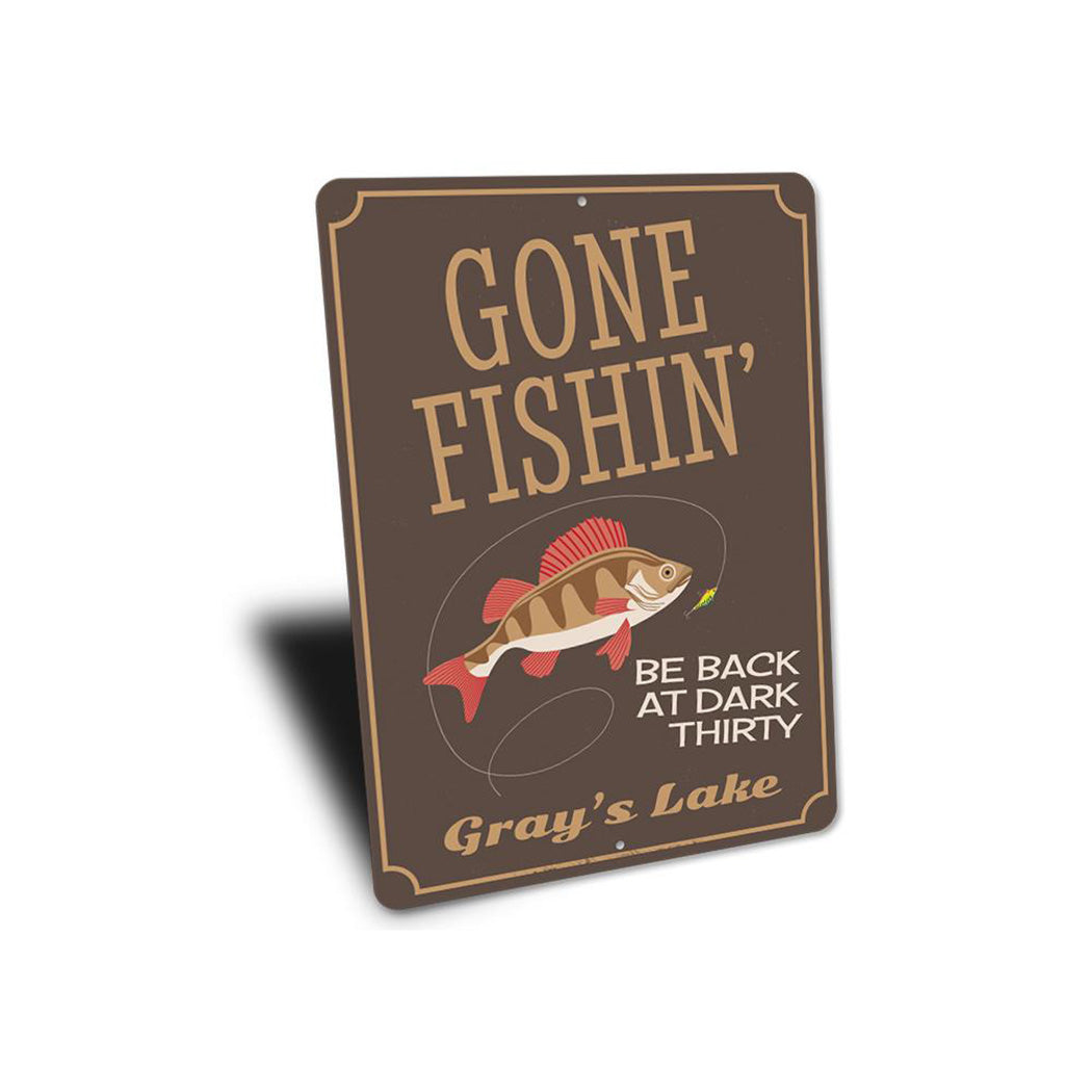 Gone Fishin Sign