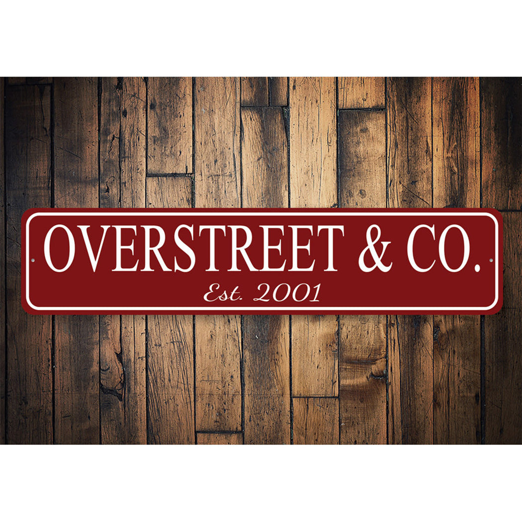 Company Name And City State Sign