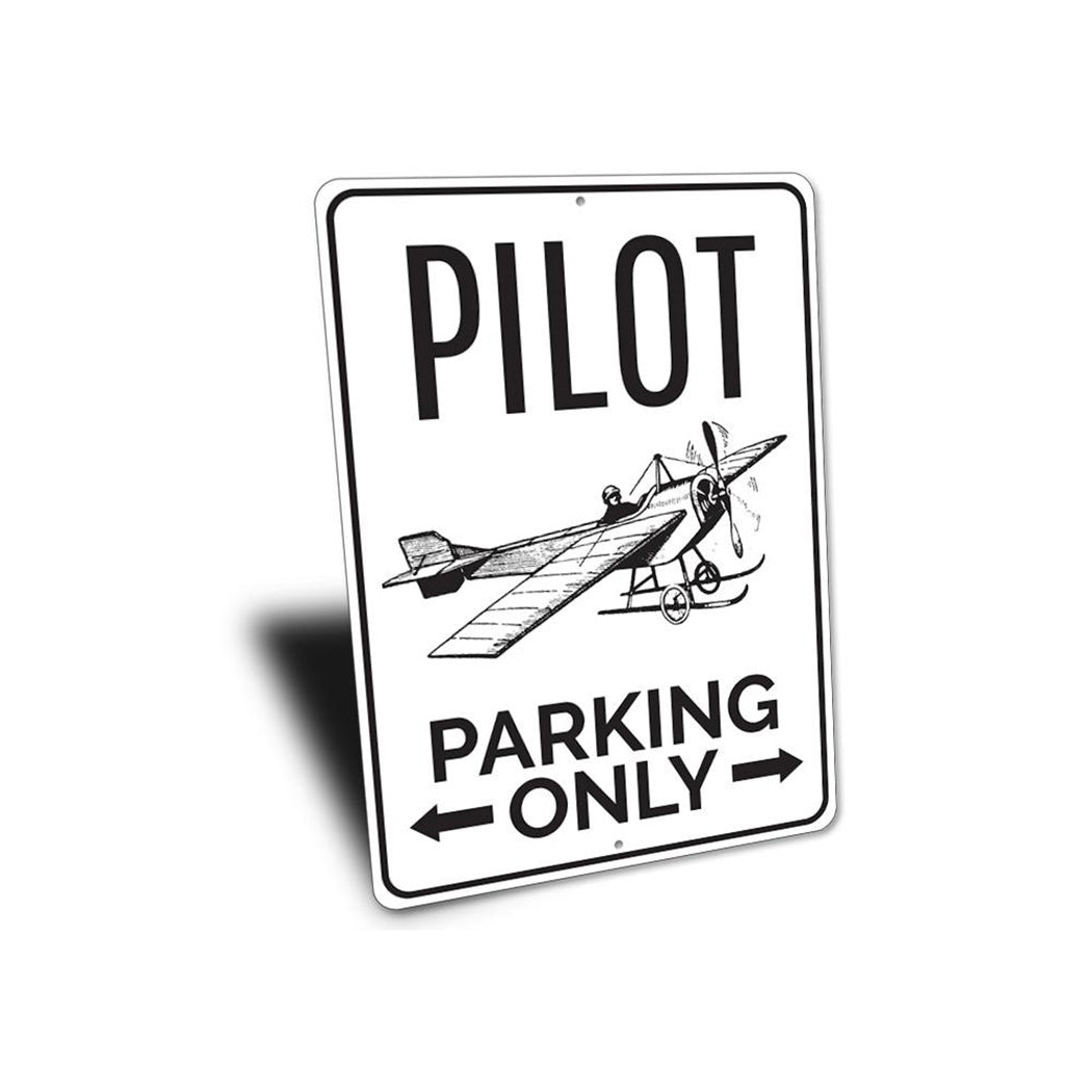 Pilot Parking Sign