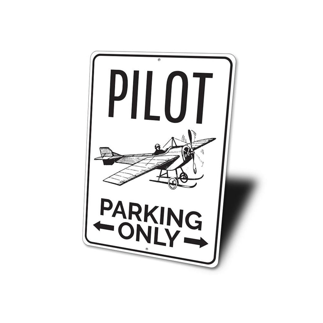 Pilot Parking Sign