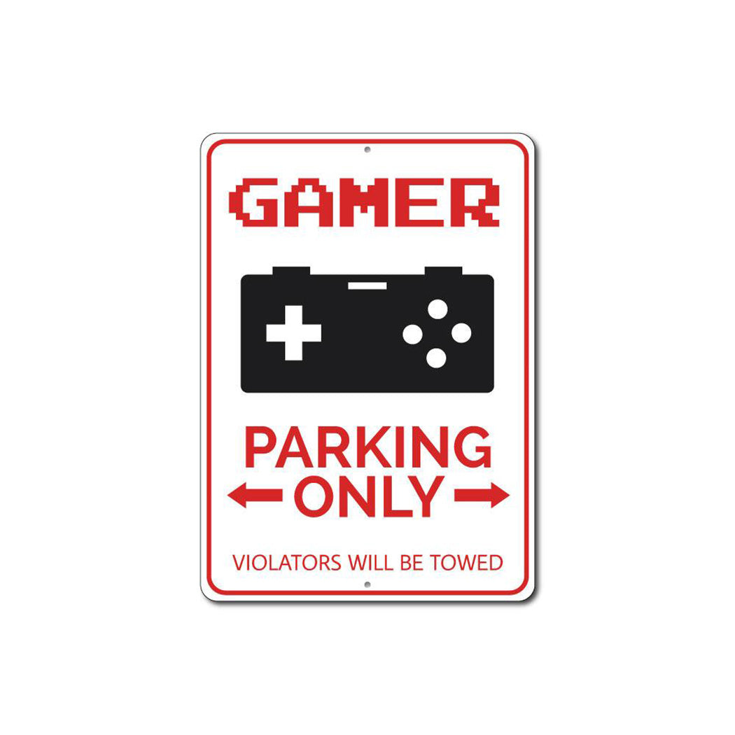 Gamer Parking Sign