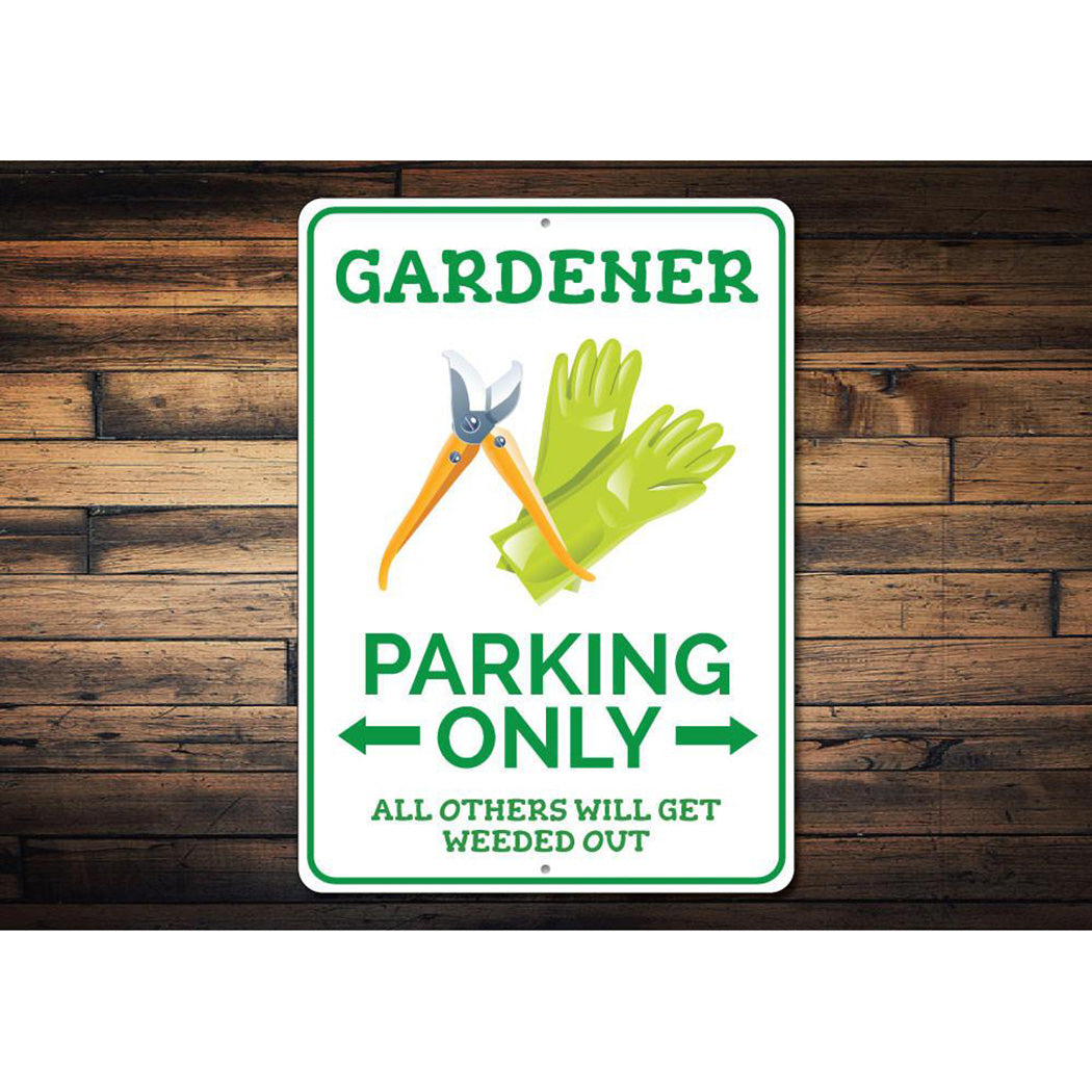 Gardener Parking Sign