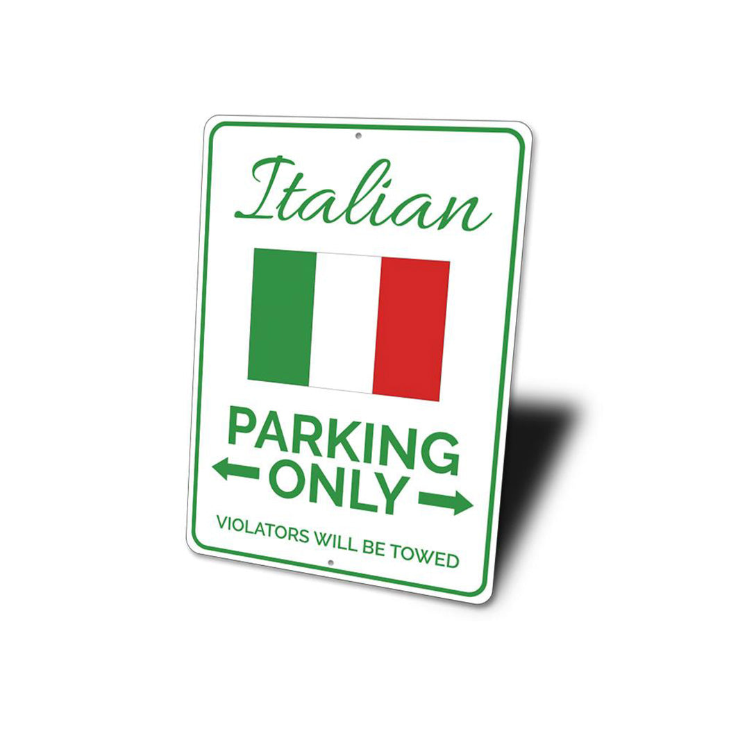 Italian Parking Sign