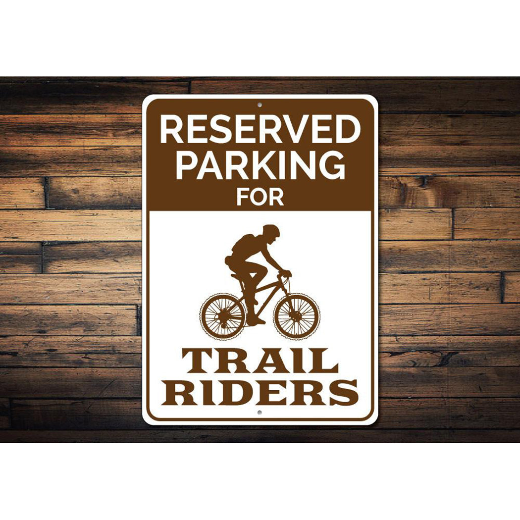 Trail Rider Parking Sign