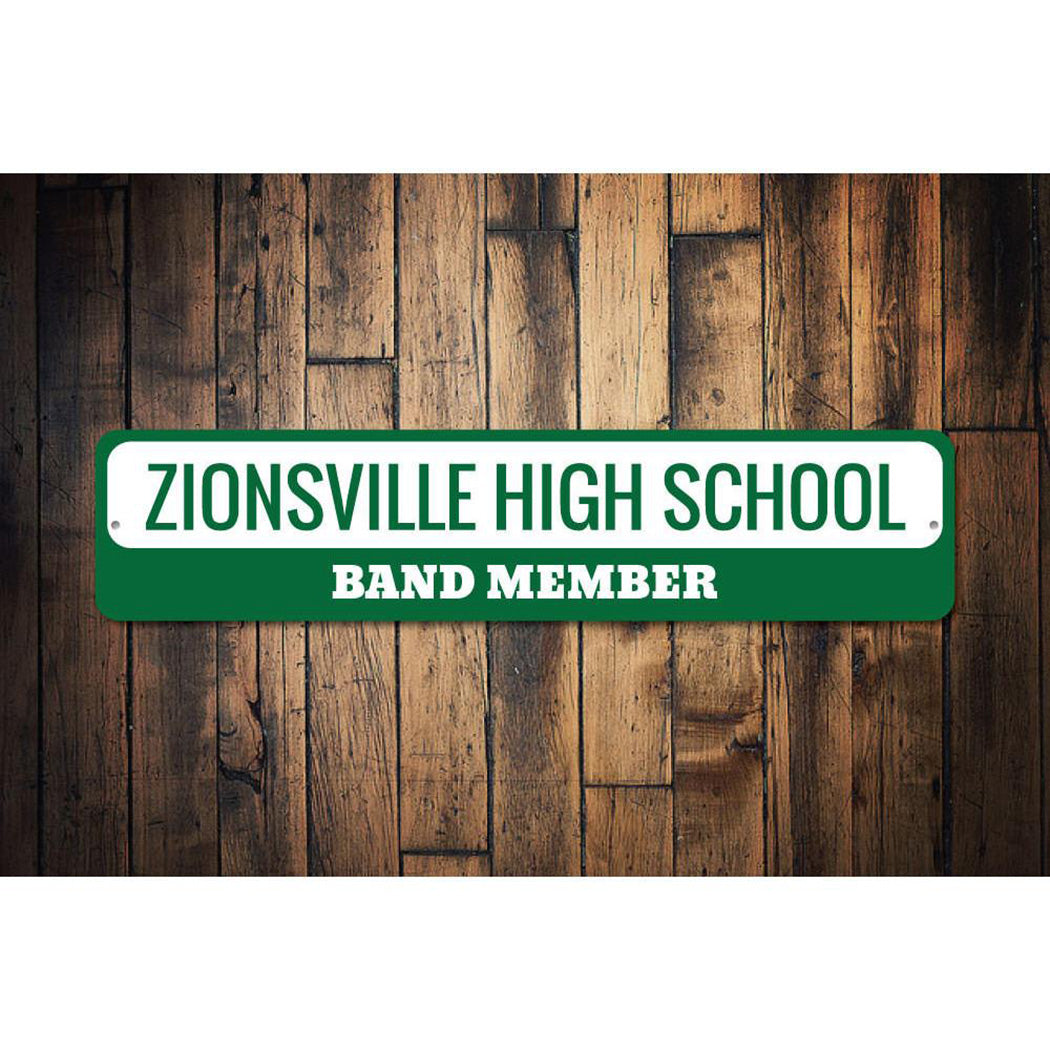 School Band Sign