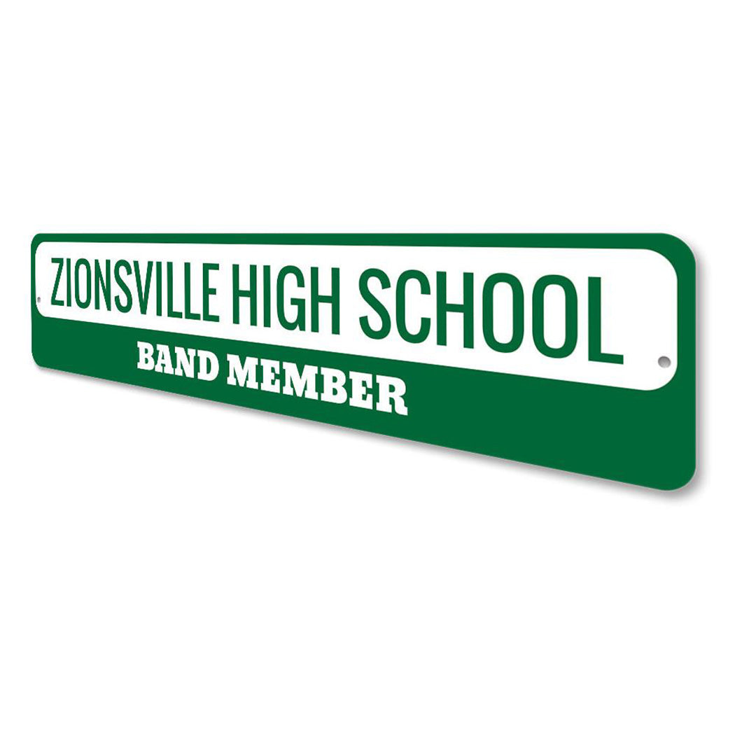 School Band Sign