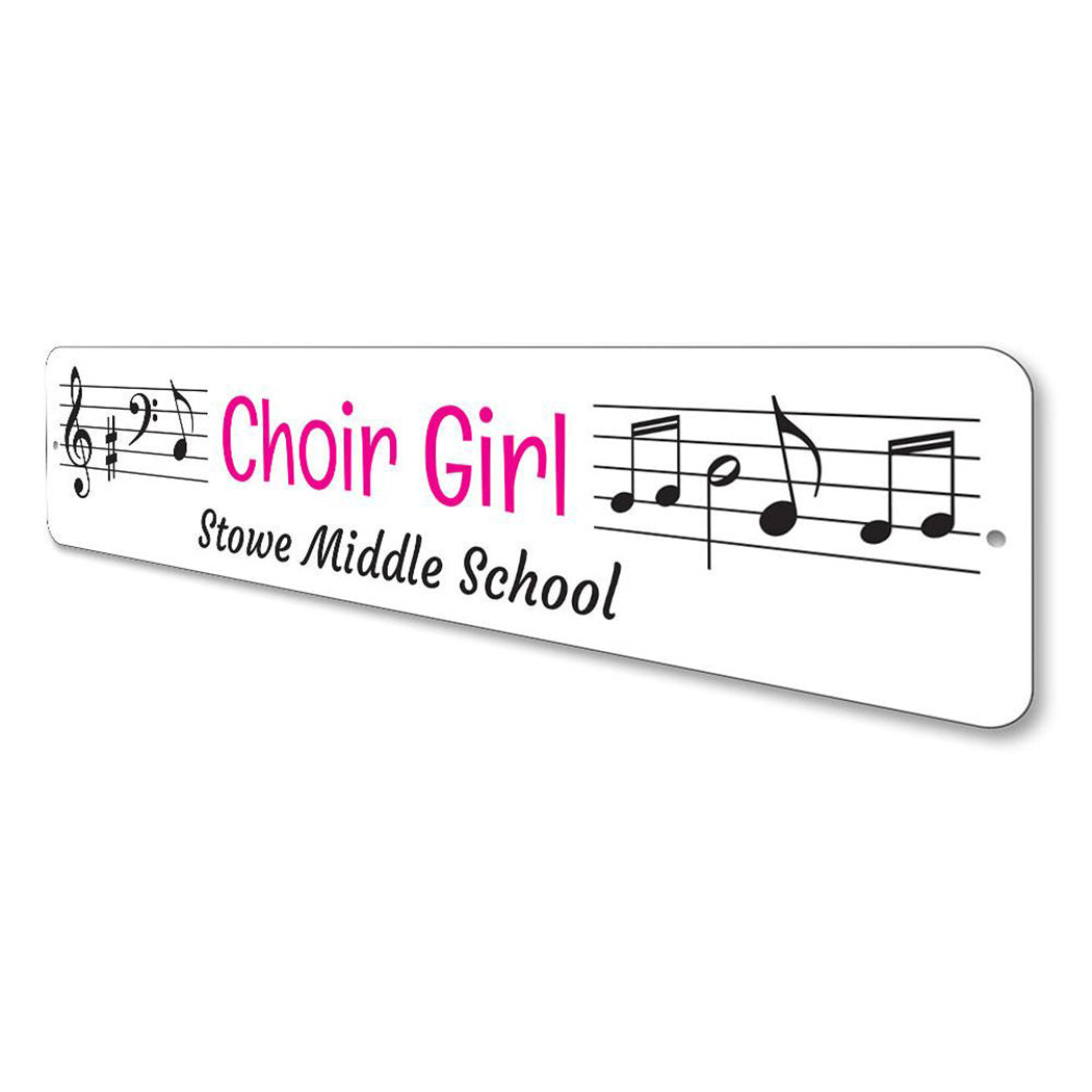 Choir Girl Sign