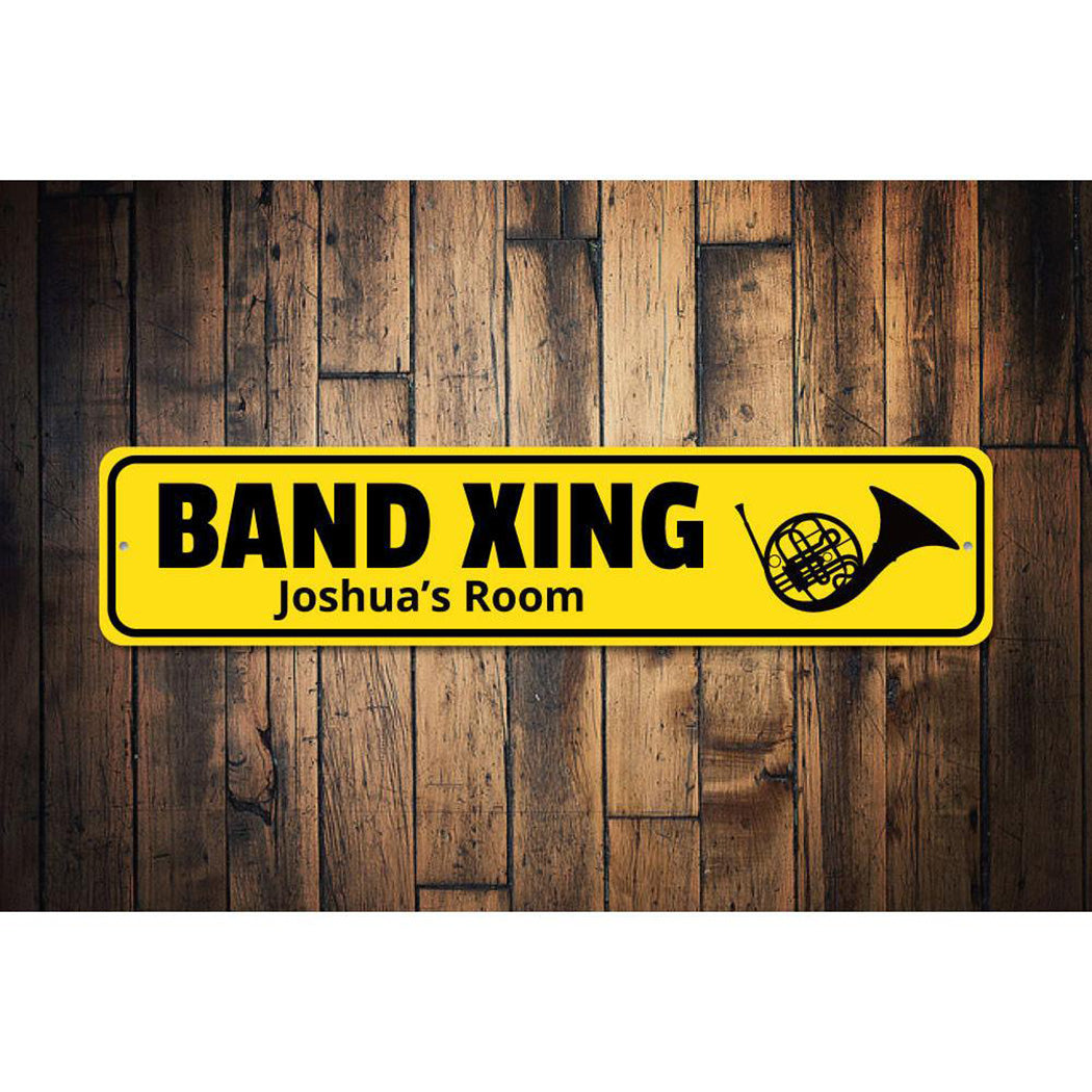 Band Crossing Sign