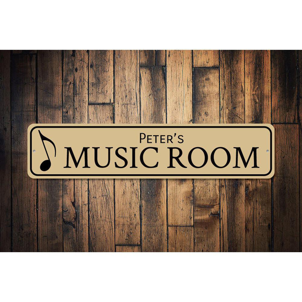 Music Room Name Sign