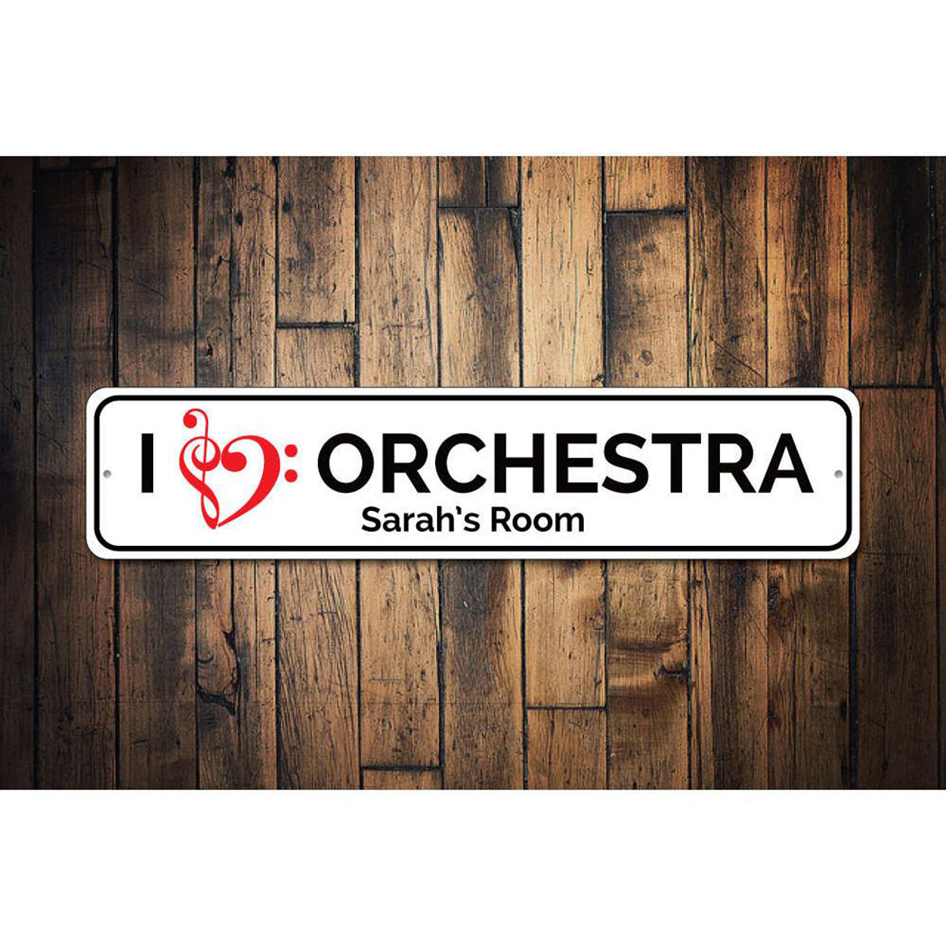 I Love Orchestra Sign