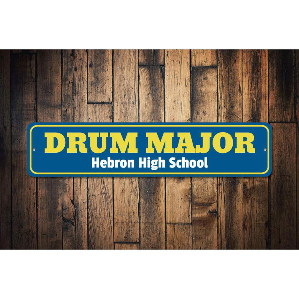 Drum Major Sign