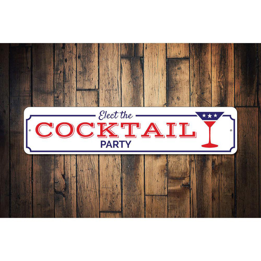 Cocktail Party Sign