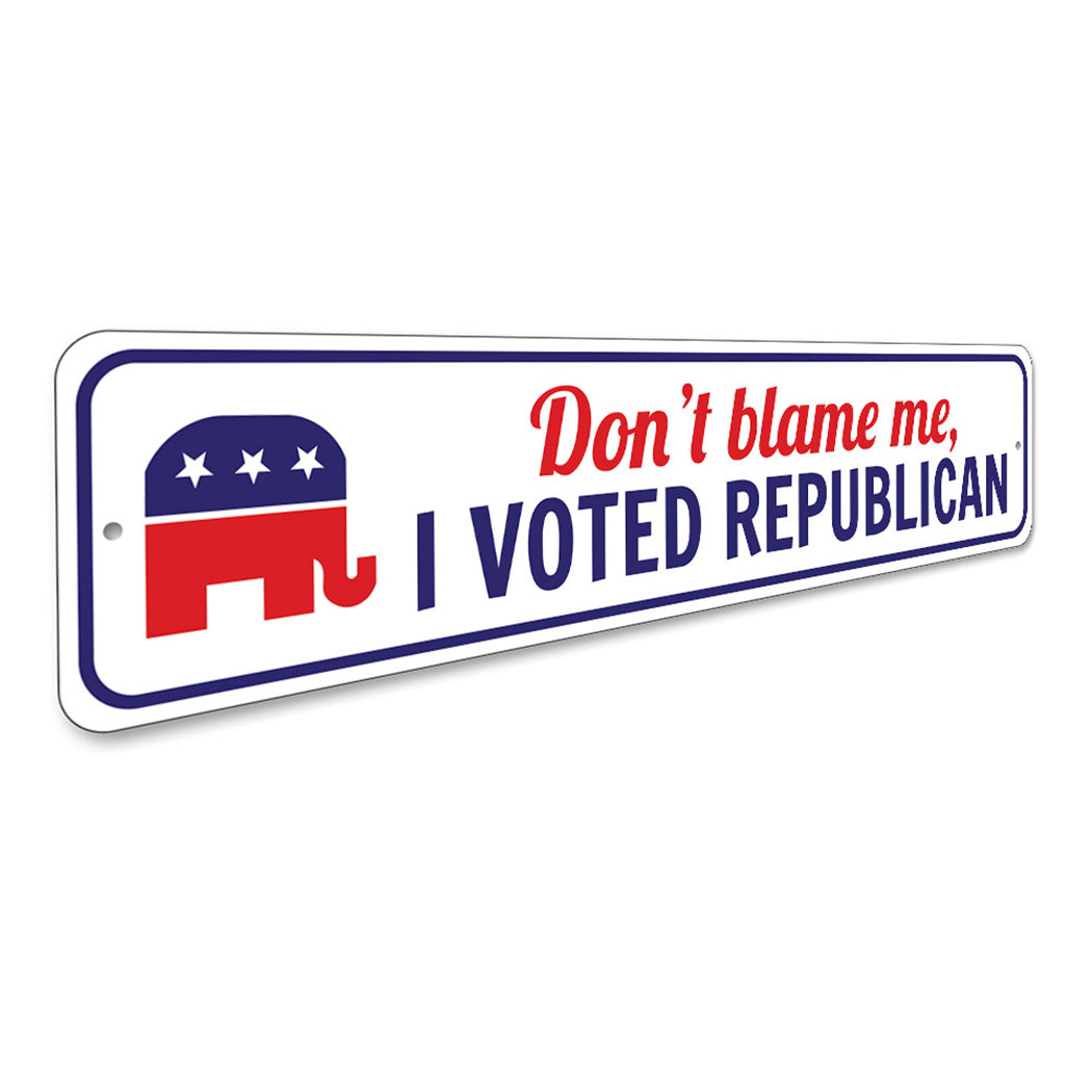 I Voted Republican Sign