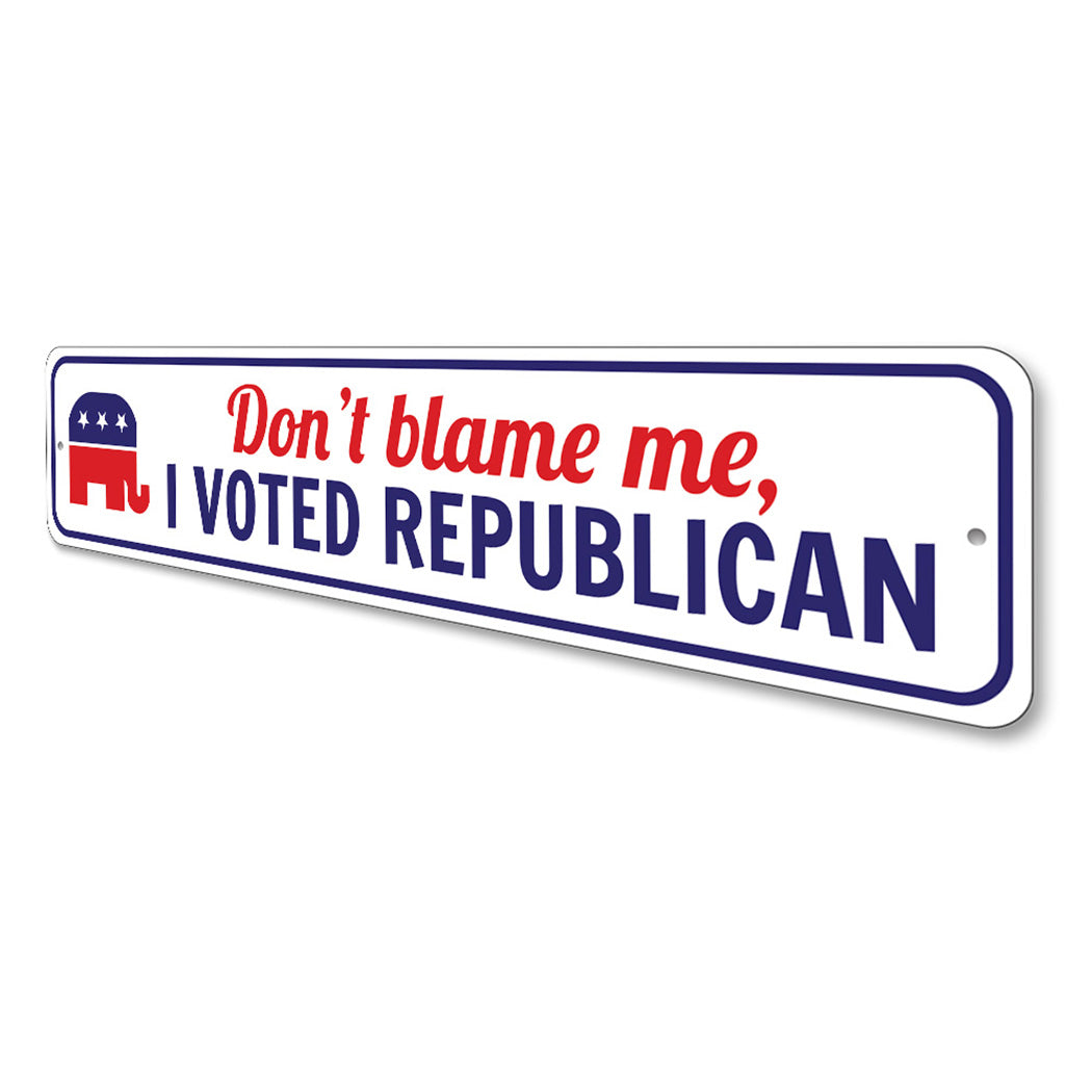 I Voted Republican Sign