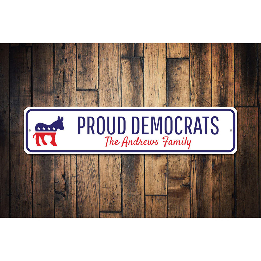 Democrat Family Sign