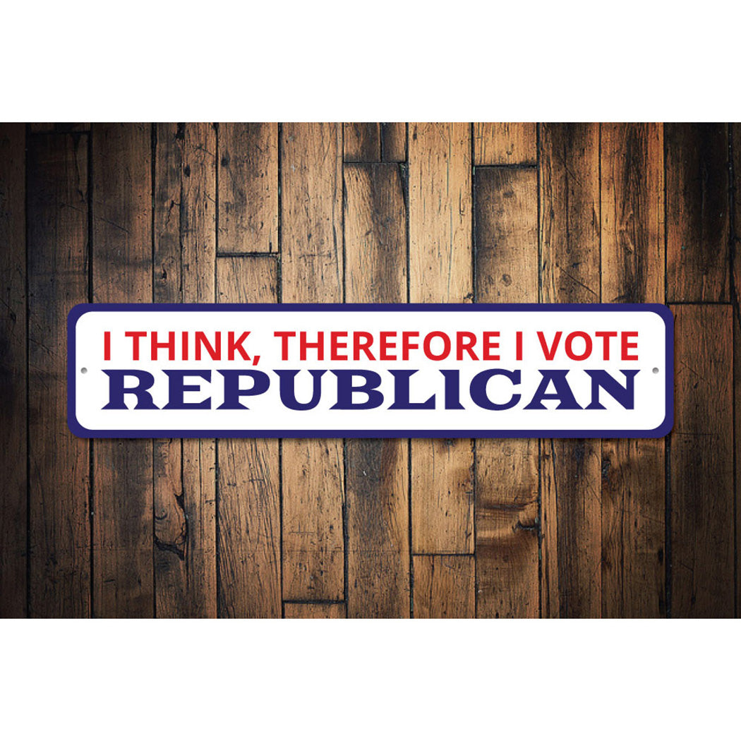 I Vote Republican Sign