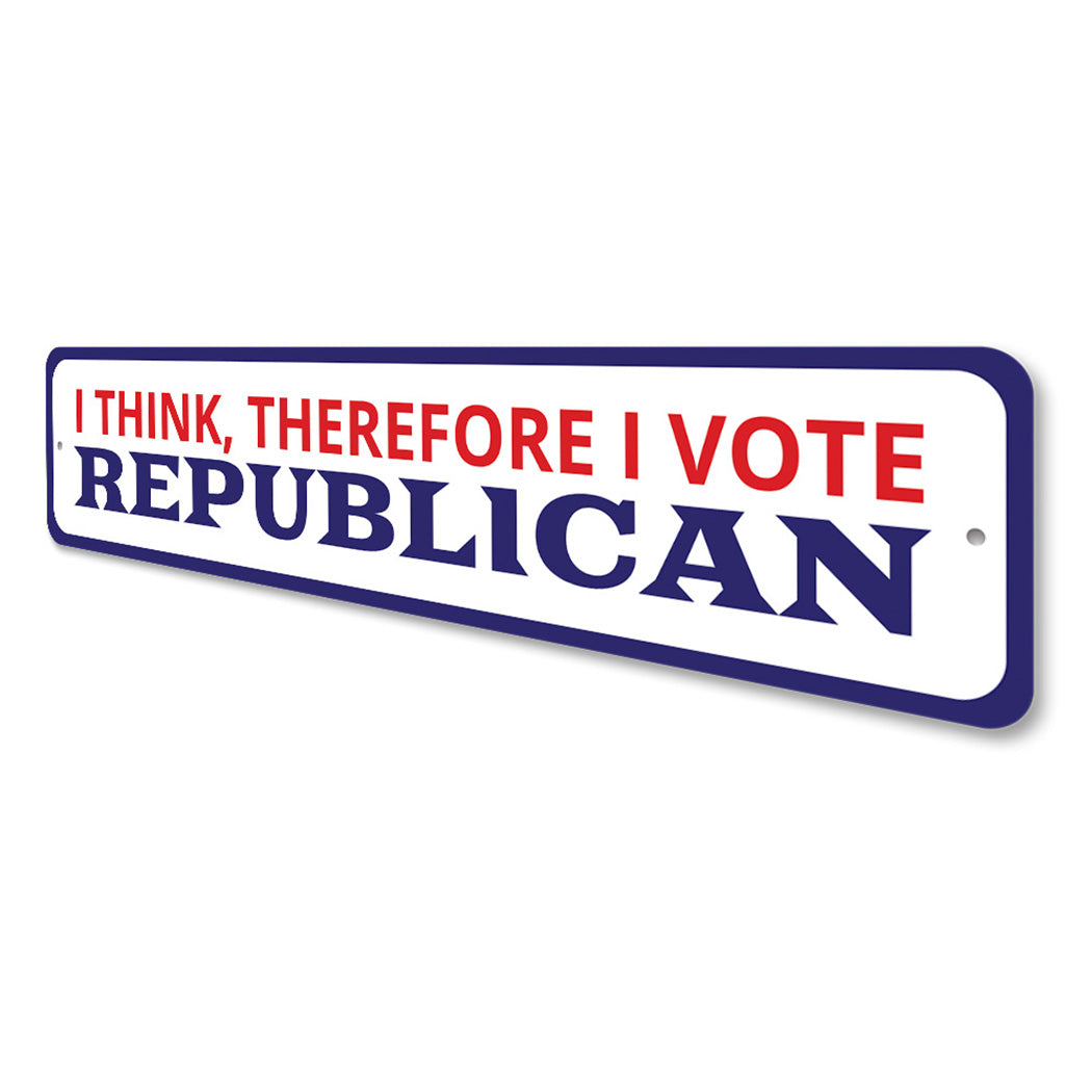 I Vote Republican Sign