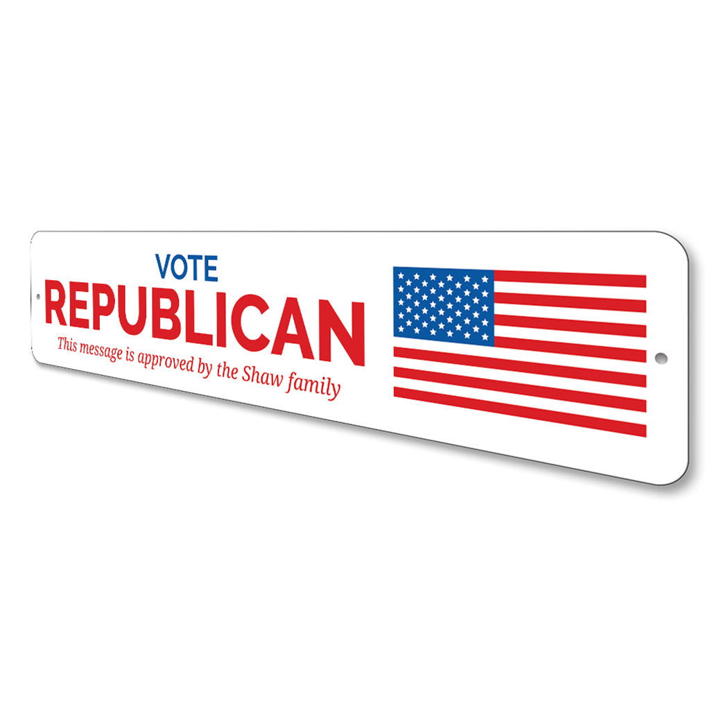 Vote Republican Sign