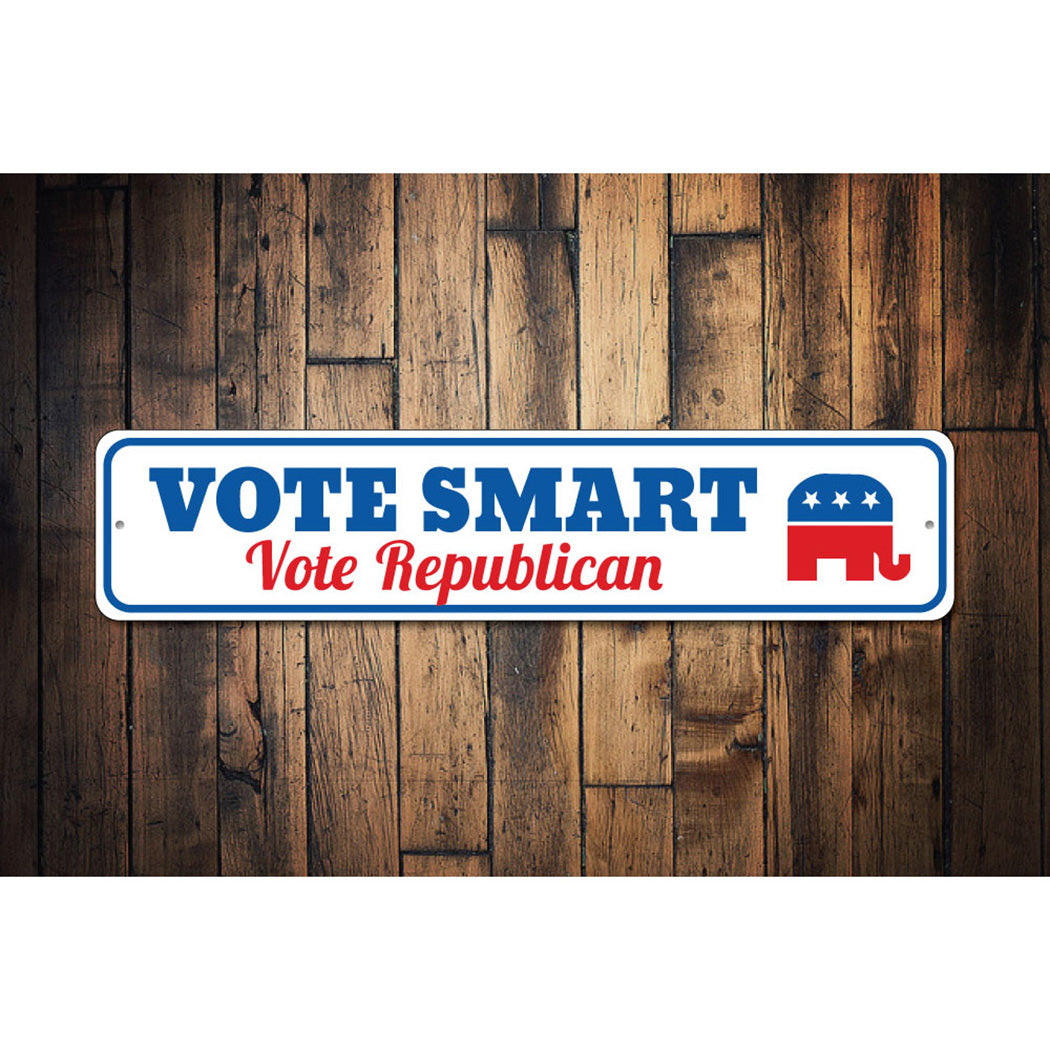 Vote Smart Republican Sign