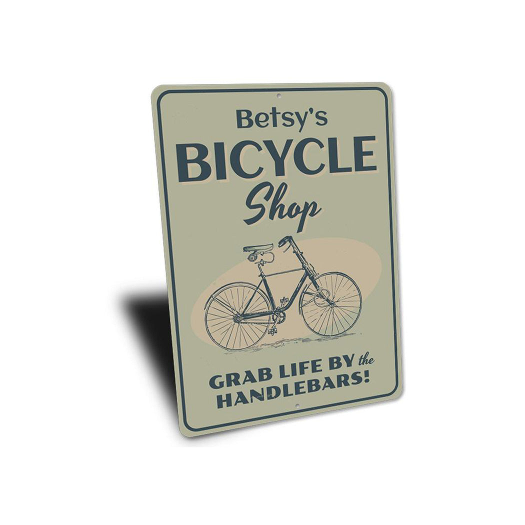 Bicycle Shop Name Sign