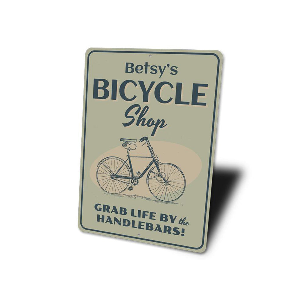 Bicycle Shop Name Sign
