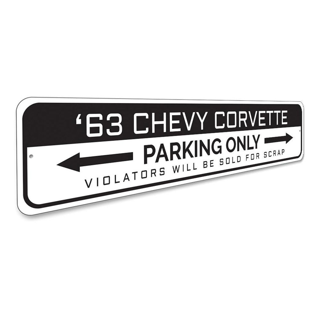 Corvette Parking Only Sign