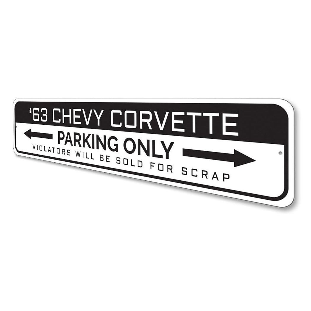 Corvette Parking Only Sign